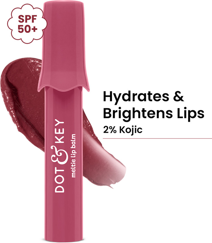 Dot & Key Meltie Lip Balm SPF 50+ PA+++, Berry Crumble Berry(Pack of: 1, 4 g)