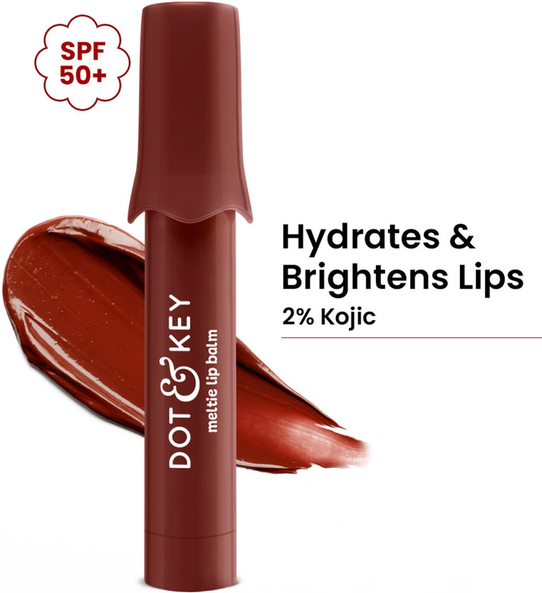Dot & Key Meltie Lip Balm SPF 50+ PA+++, Cocoa Creme Chocolate(Pack of: 1, 4 g)