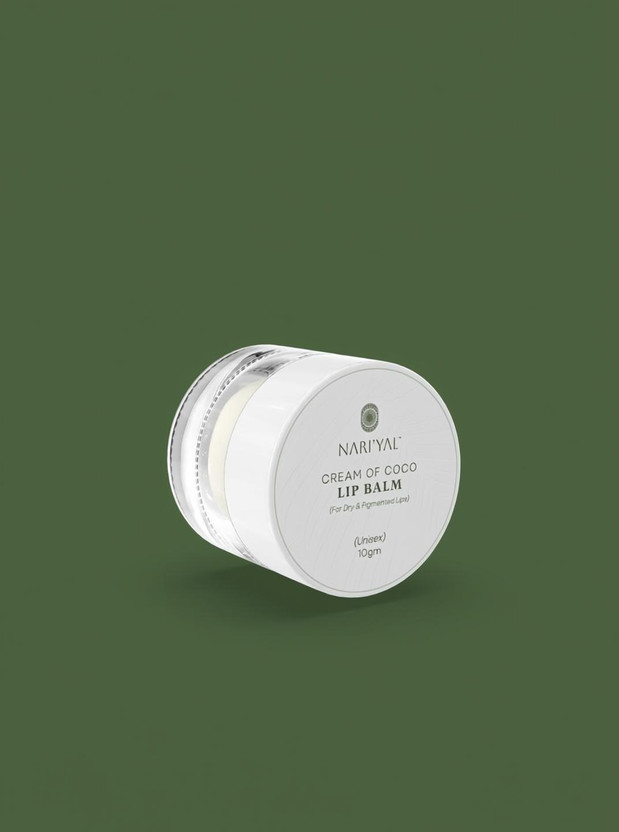 NARIYAL Cream of coco Lip Balm coconut and green apple(Pack of: 1, 10 g)