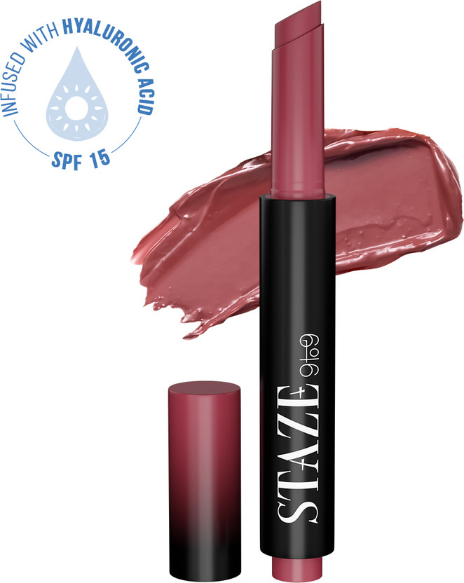 Staze Y.U.M.M.Y Lip Gloss Balm | Gloss + Tint + Balm | SPF 15 | Non-Sticky Formula(2 g, 02 Lush Berry)