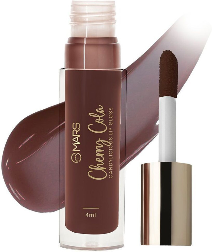 MARS Candylicious Coloured Lip Gloss | Hydrating | High Shine | Non-Sticky Lipgloss(4 ml, 08-CHERRY COLA)