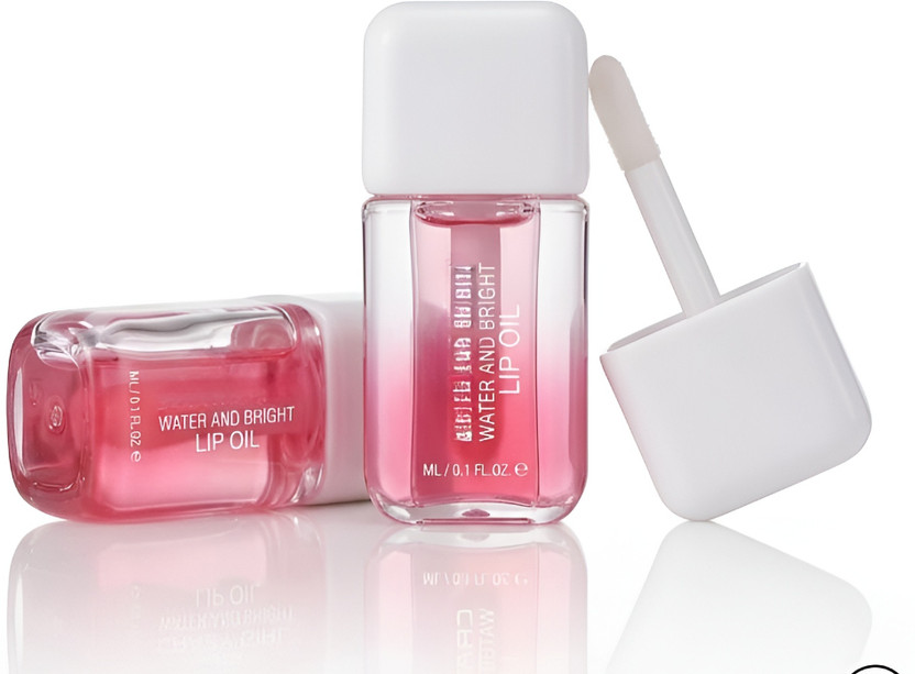beinina Korean Cute Waterproof Lip Oil Gloss Lipstick 1 Pcs(8 ml, Pink)