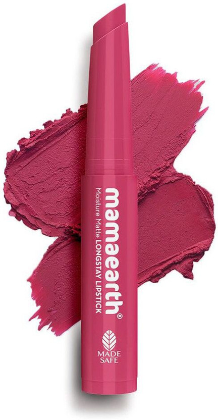 Mamaearth Moisture Matte Longstay Mini Lipstick with Avocado Oil & Vitamin E(Candyfloss Pink, 0.7 g)