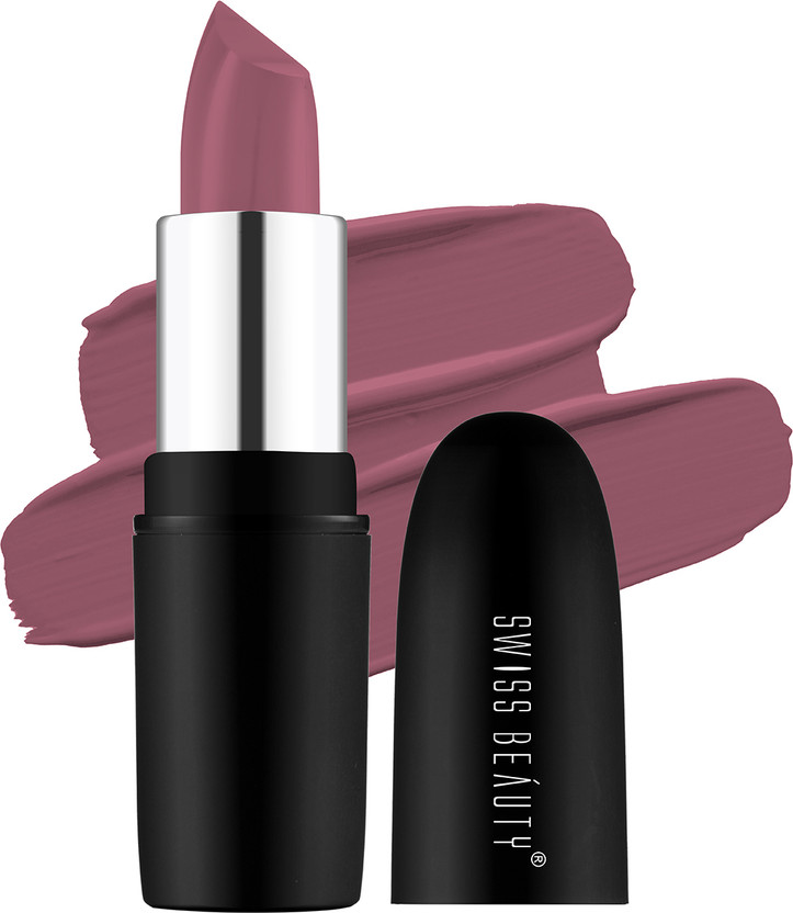 SWISS BEAUTY Pure Matte Creamy Lipstick | Non Drying Pigmented | Smooth Long Lasting(Hot Nude, 3.8 g)