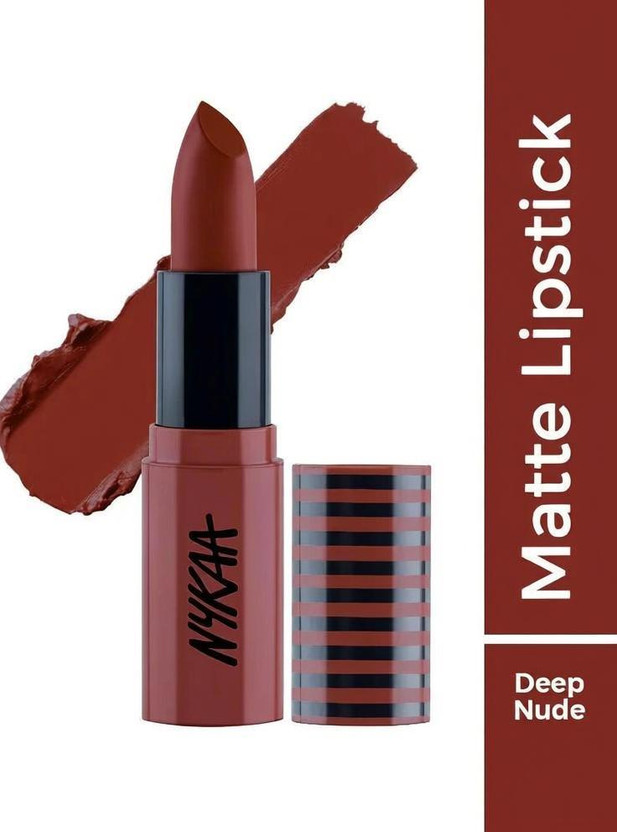 NYKAA NYKAA So Creme! Creamy Matte Lipstick - Deja Nude(Deja Nude, 4.2 g) - Flipkart Deal