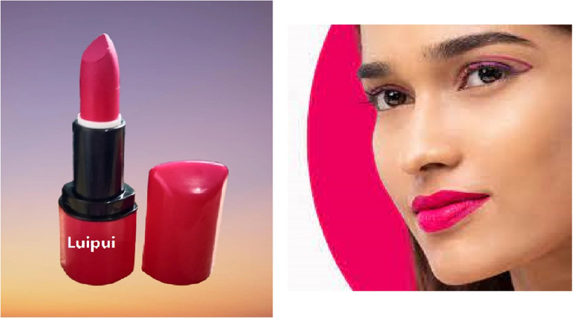 Luipui low price long lasting lipstick pink matte finish for beautiful girls(pink, 6 g)