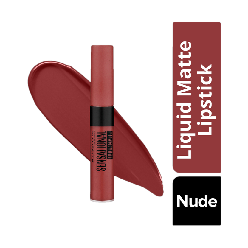 MAYBELLINE NEW YORK Sensational Liquid Matte Lipstick(11 Made Easy, 7 ml)