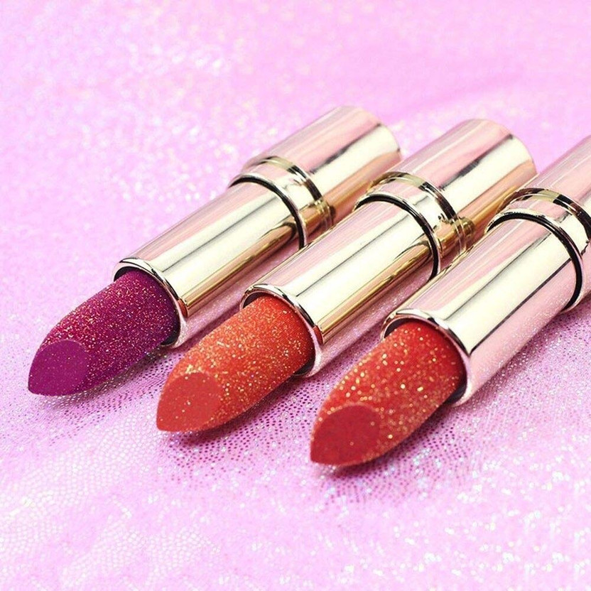 YAWI Multi Purpose Shimmery Sparkly 3D Magical Metallic Glitter Lipstick(Multi Shade, 11.4 g)