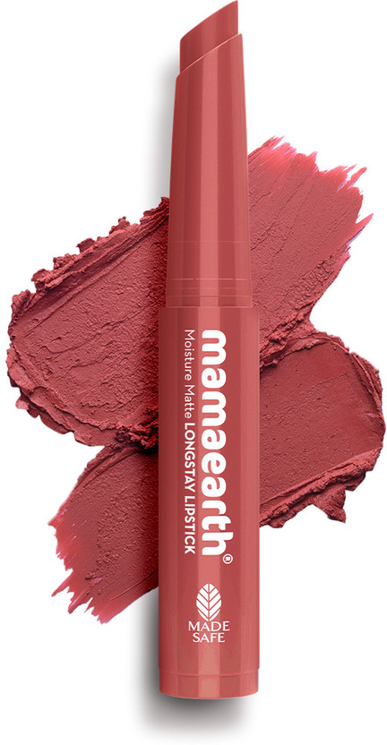 Mamaearth Moisture Matte Longstay Mini Lipstick with Avocado Oil & Vitamin E(Carnation Nude, 0.7 g)