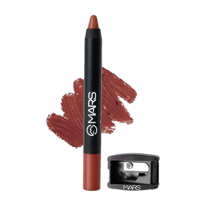 MARS Won't Smudge and Budge Matte Lip Crayon(10-GIRL POWER, 3.5 g)