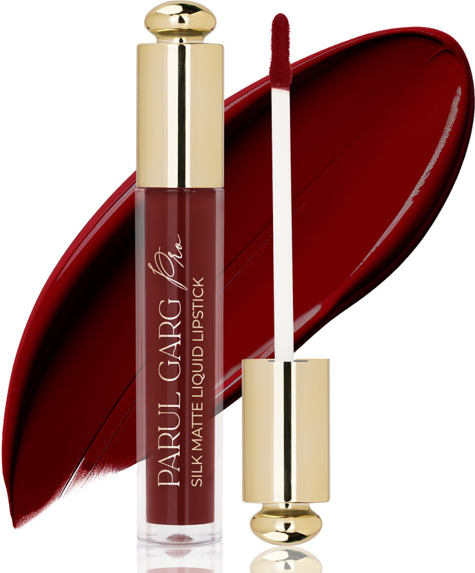 Parul Garg Silk Matte Liquid Lipstick | Long-Lasting, Smudge-Proof & Hydrating | 100% Vegan(Primrose, 3 ml)