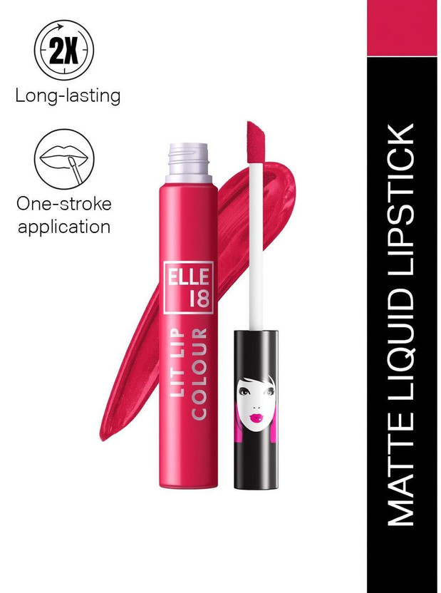 ELLE ELLE 18 Liquid Lip Color(Pink Blossom, 5.6 ml) - Flipkart Deal