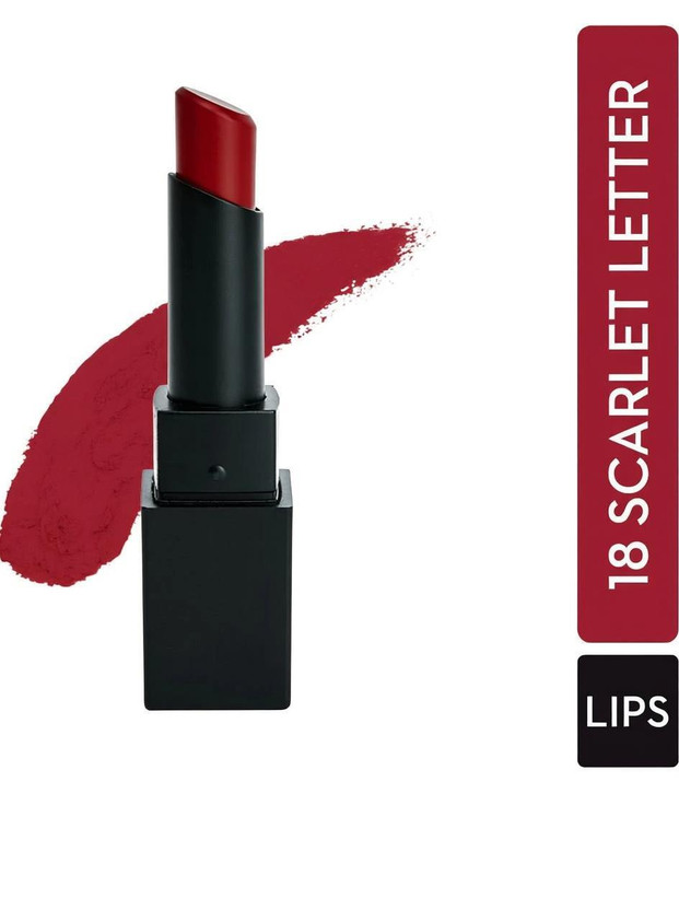 SUGAR SUGAR Cosmetics Nothing Else Matter Longwear Lipstick(18 Scarlet Letter (Pure Red), 3.2 g) - Flipkart Deal