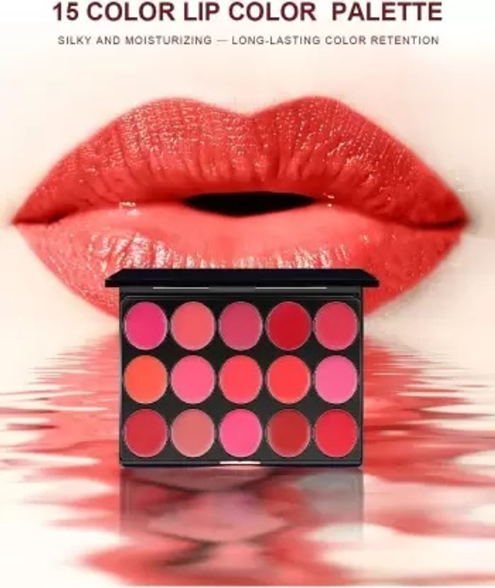 SILDUST SILDUST New Waterproof and Long Lasting Lip Color Palette(MULTICOLOR, 30 g) - Flipkart Deal