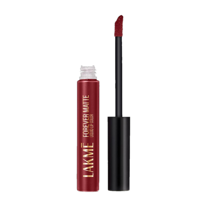 Lakmé Forever Matte Liquid Lip Colour -(Crimson Rose, 5.6 ml)
