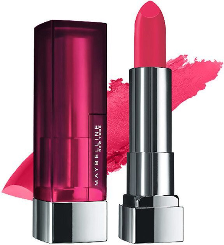 MAYBELLINE NEW YORK Color Sensational Creamy Matte Lipstick(630 Flaming Fuchsia, 3.9 g)