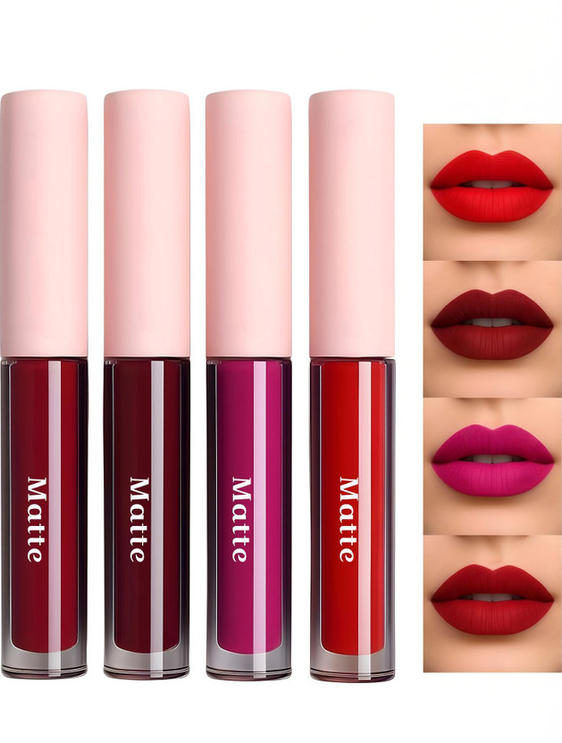 Flemmi Stay Matte Long Lasting waterproof Lipsticks(Multicolor, 16 ml)