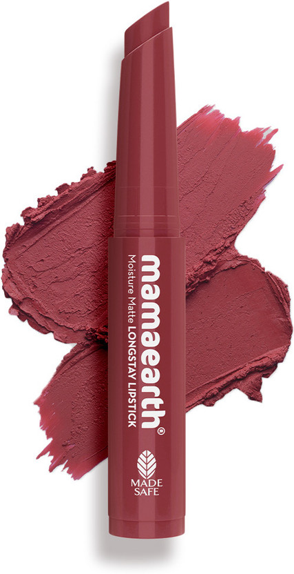 Mamaearth Moisture Matte Longstay Mini Lipstick with Avocado Oil & Vitamin E(Plum Punch, 0.7 g)