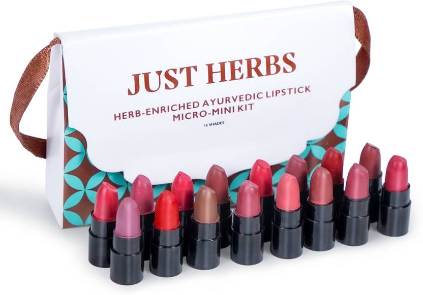 Just Herbs Ayurvedic Lipstick MicroMini Trial Kit Price in India