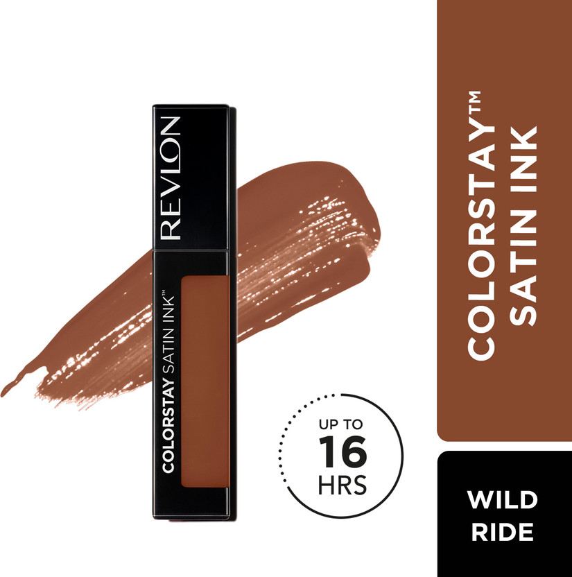 Revlon ColorStay Satin Ink Liquid Lipstick | Longlasting 16 Hrs(Wild Ride, 5 ml)