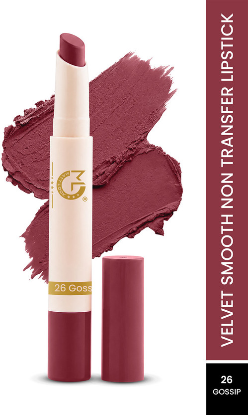 MATTLOOK Smooth Non Transfer Velvety Matte Finish Waterproof Long Lasting Lip Crayon Tube(26 GOSSIP, 2 g)