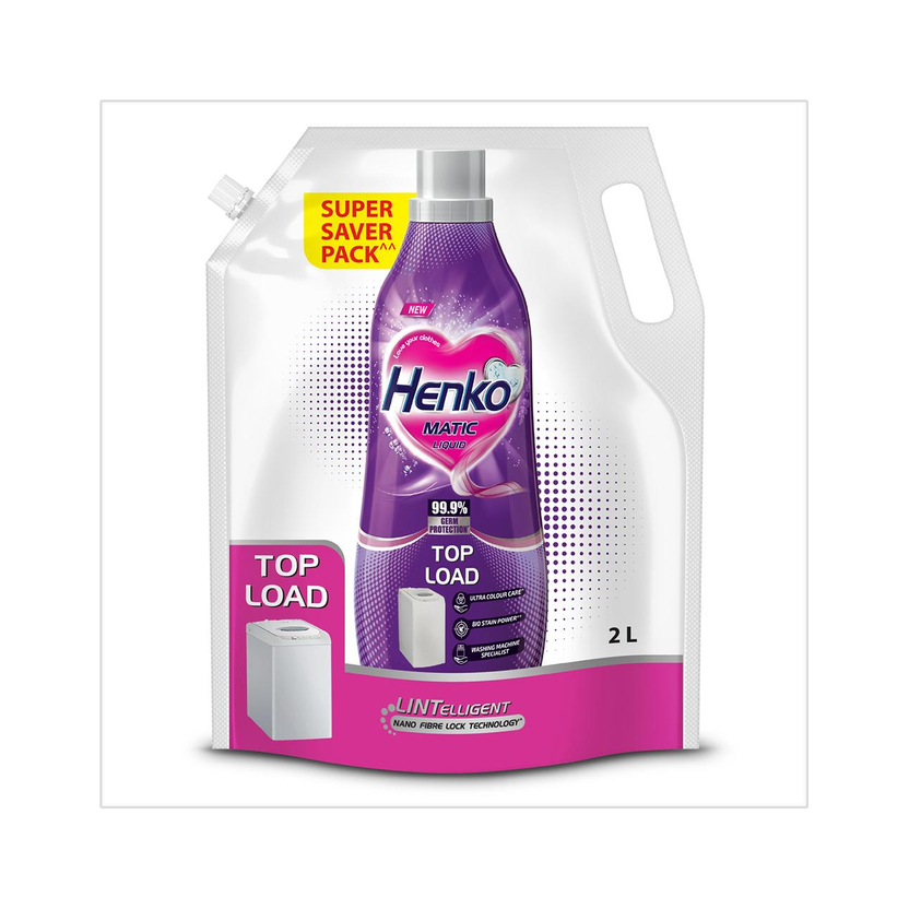 Henko Henko Matic Top Load Liquid Detergent(2 L) - Flipkart Deal