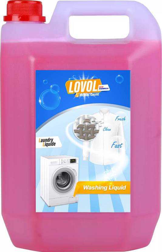 Lovol Washing machine liquid detergent top load and front load pink (5