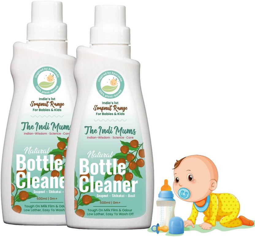the indimums Soapnutbased Baby Bottle Cleanser Liquid Ayurvedic