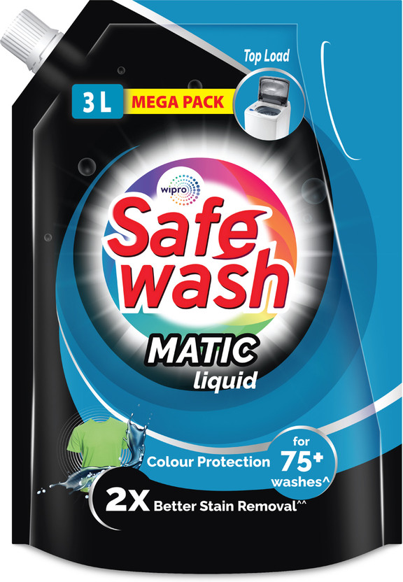 SafeWash Matic Top Load Fresh Liquid Detergent(3 L)