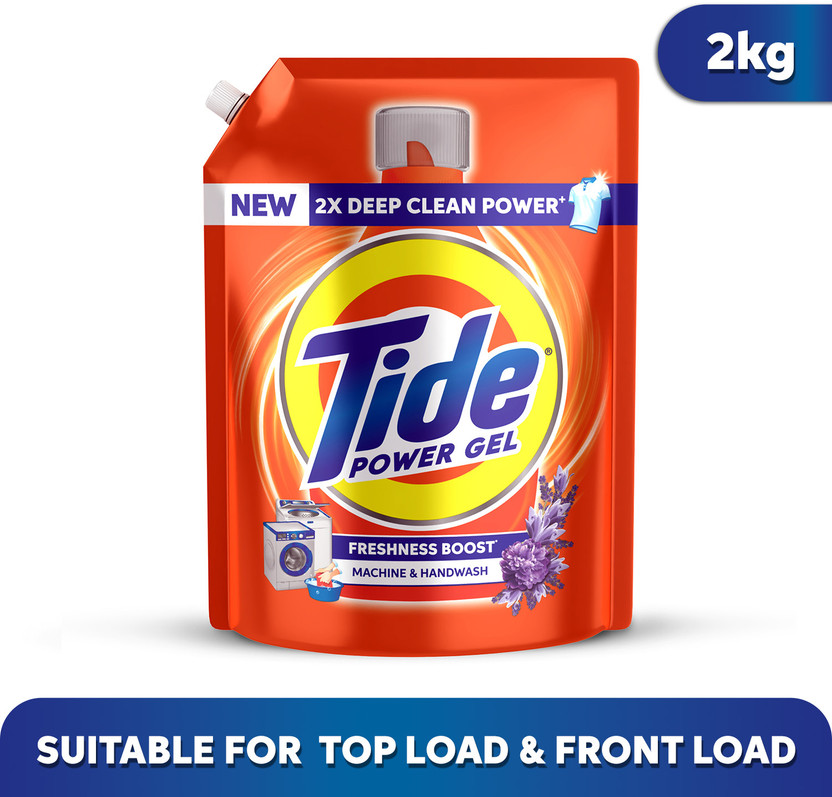Tide Power Gel For Top Load & Front Load Multi-Fragrance Liquid Detergent(2 kg)