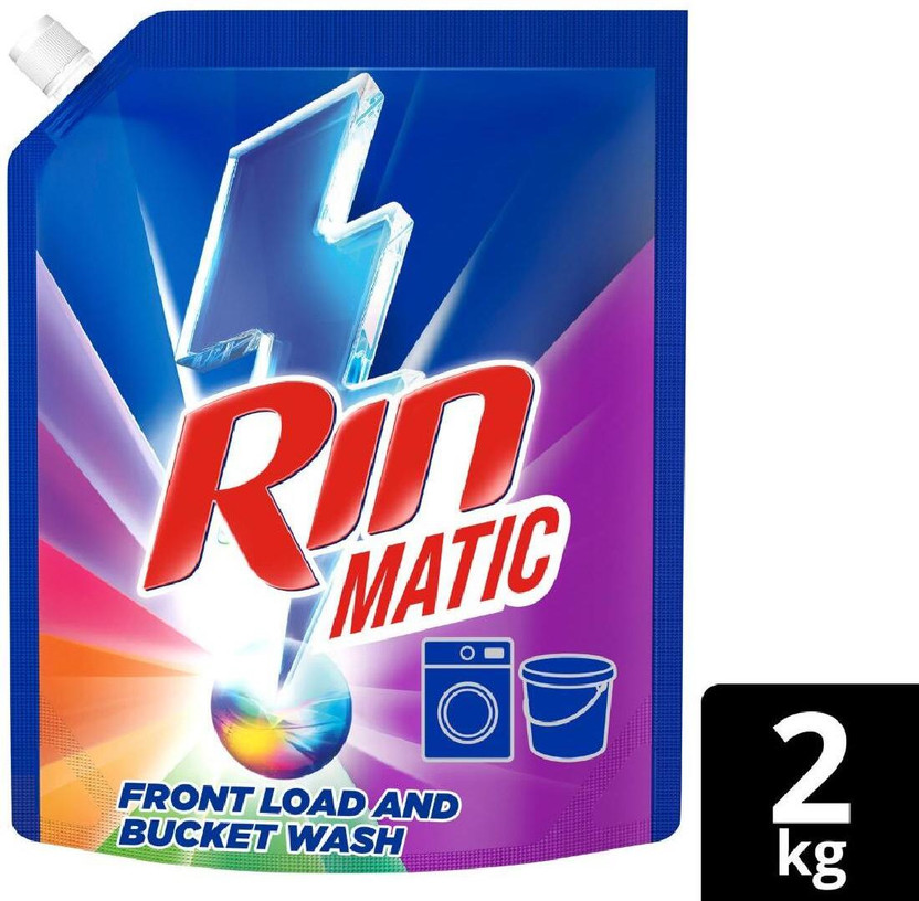 Rin Matic Front Load Fresh Liquid Detergent(2 L)