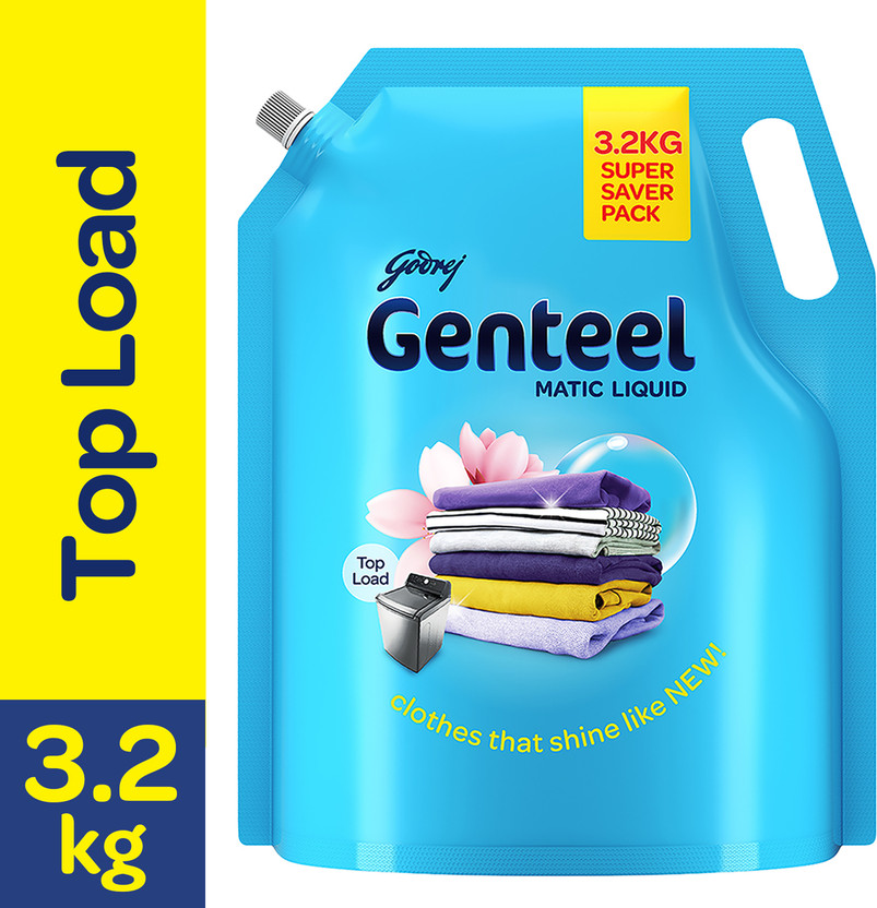 Godrej Genteel | Matic Liquid for Top load | Fresh Liquid Detergent(3.2 kg)