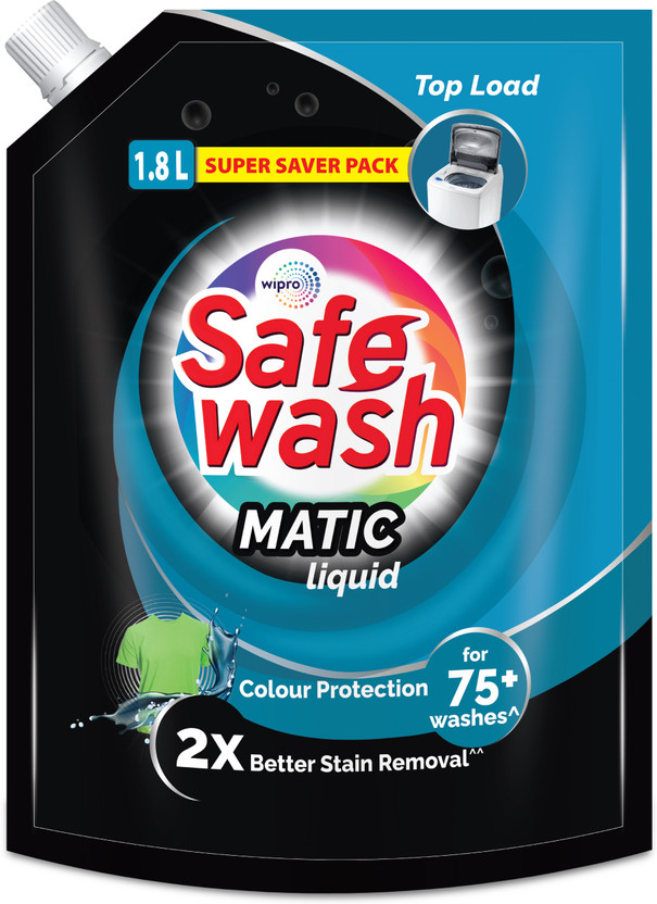 SafeWash Matic Top Load Liquid Detergent(1.8 L)