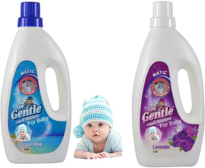 Dresszon DRG Natural Enzyme based Baby clothes liquid detergent(1+1 Litre) Combo Set Fresh