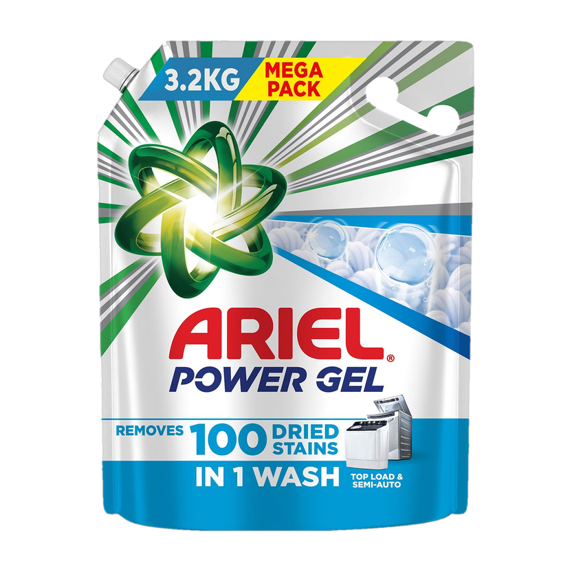 Ariel Power Gel Top Load Fresh Liquid Detergent(3.2 kg)