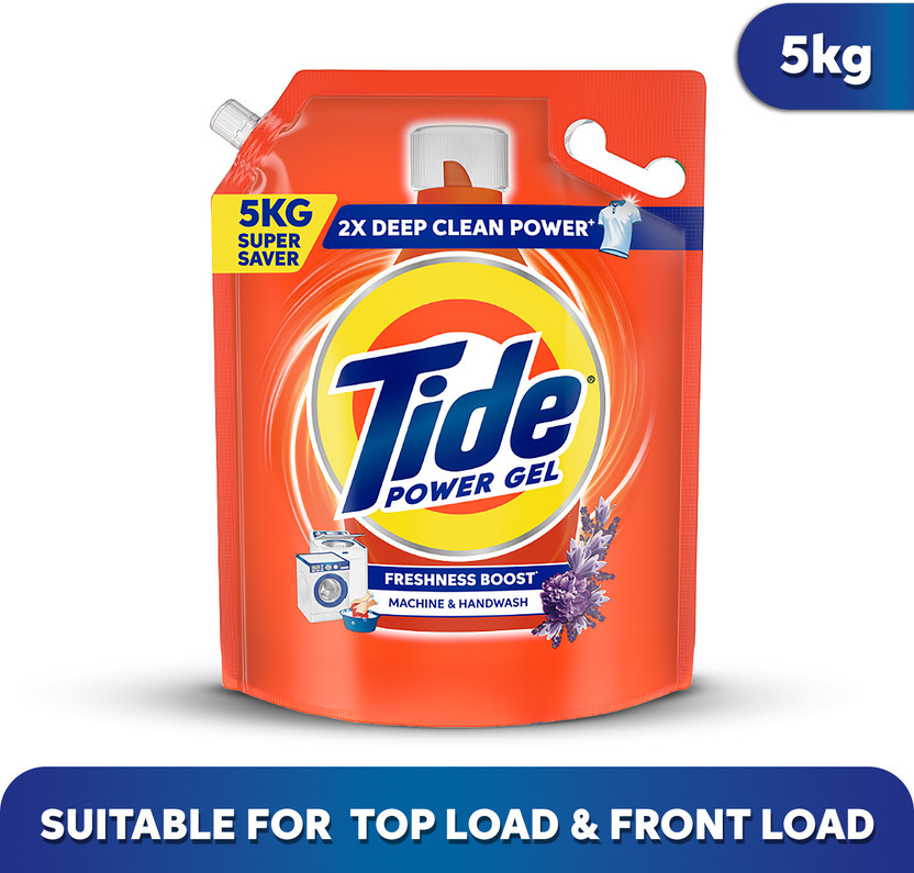 Tide Tide Power Gel Liquid Detergent 5kg Top Load & Front Load Lavender Liquid Detergent(5 kg) - Flipkart Deal