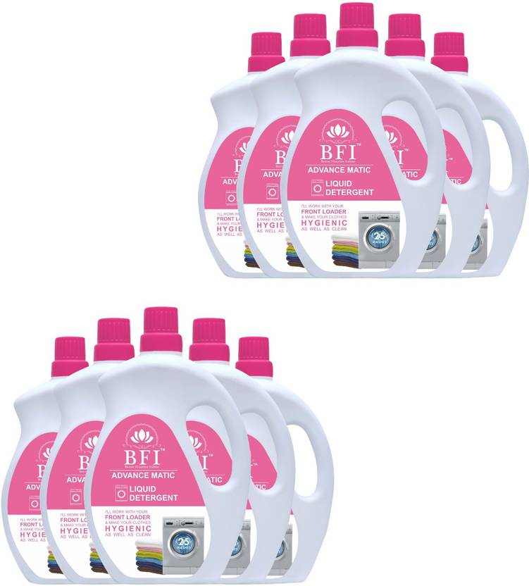 BFI Matic Liquid Detergent for Washing Machine. (Pack of 10) Fresh