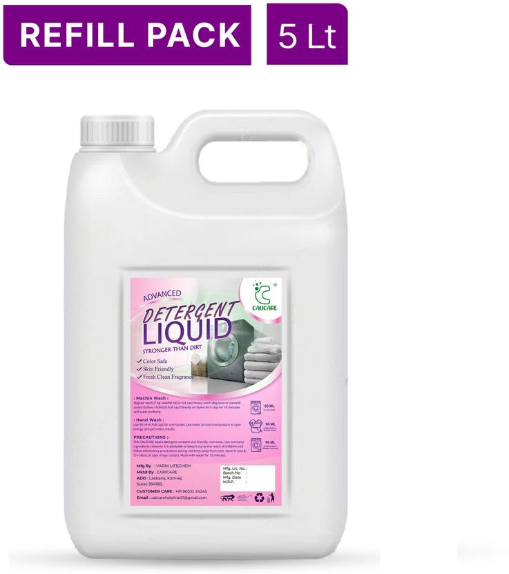 calicare Washing machine liquid detergent top load and front load pink