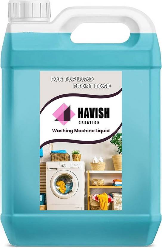 havish Washing Machine Liquid Detergent Blue 5000mL For Top Load And For Front Load Multi