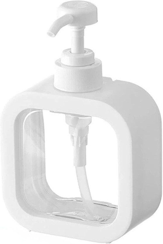 R C Online Liquid Soap Dispenser for Bathroom Kitchen 300 ml Liquid Dispenser(White)