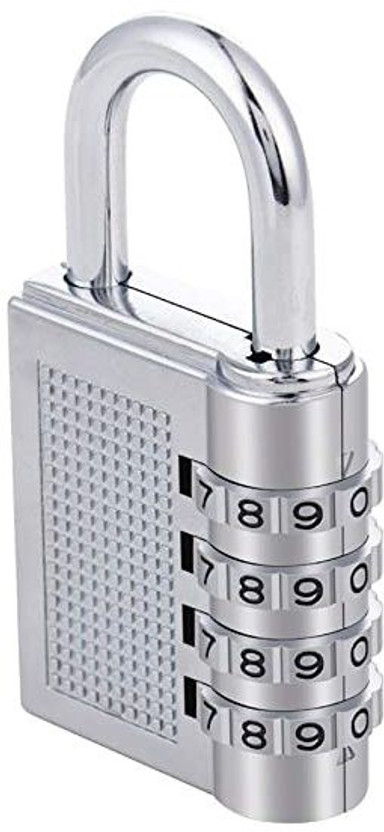 shundumi Stainless Steel Glossy Smart Lock(Silver)