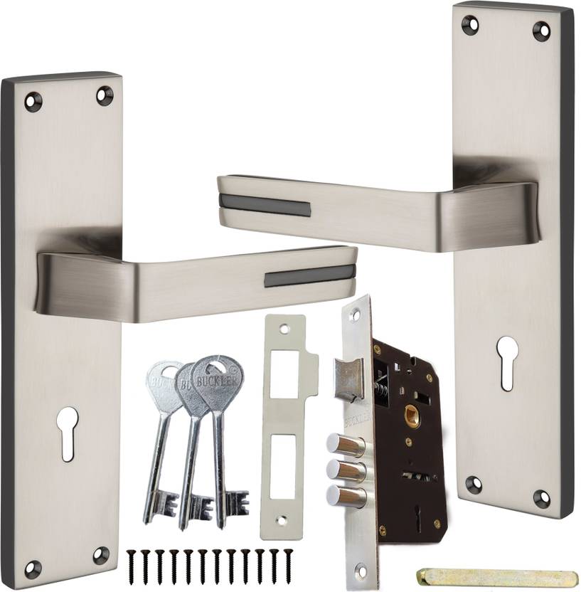 BUCKLER Mortise Handle Lock set,Door Lock for Main Door70MM DoubleTurn