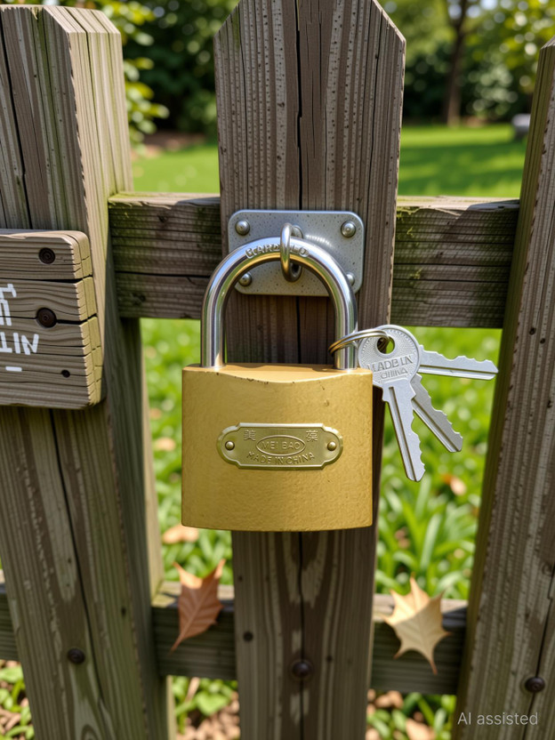 MEIBAO BAS ASSURED 63MM METAL 3 KEY Lock(Gold)
