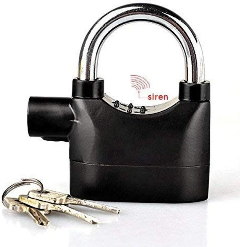 MELZRON Anti Theft Motion Sensor Alarm Lock Lock(Black)