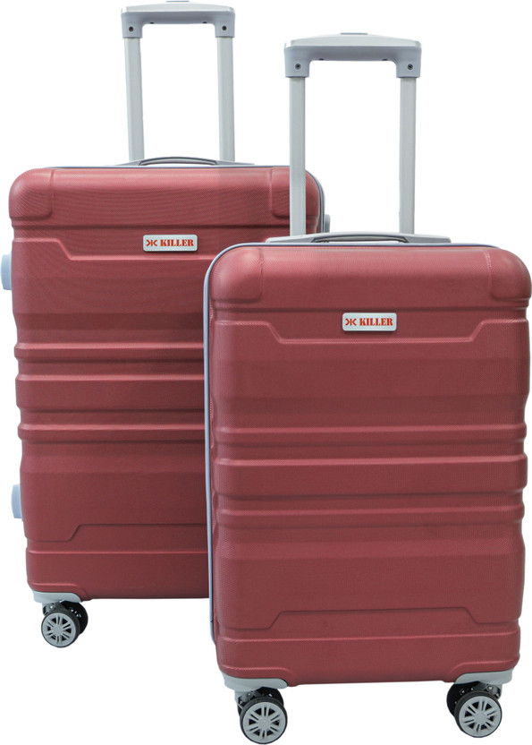 KILLER SUMMIT TROLLEY BAG COMBO (30inch+22inch) Cabin & Check-in Set 8 Wheels - 30 inch