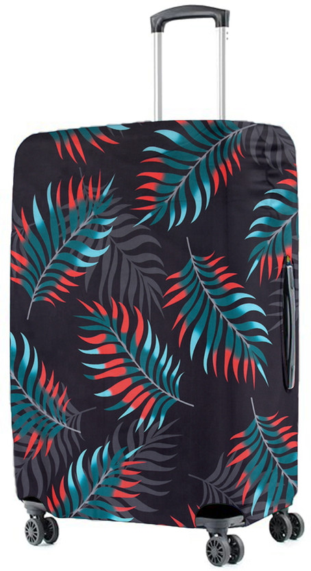 Cortina Durable, waterproof, stretch-fit Protective Eco Friendly Polyester 65 cm (24 Inch) Medium Protective Luggage Cover-M-5 Luggage Cover(Medium, Multicolor)