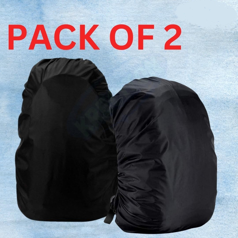 HOKAL 1 Rain Cover & Dust Cover Backpack with Adjustable Cover Laptop Bag Cover Luggage Cover(30-35 L, Black)