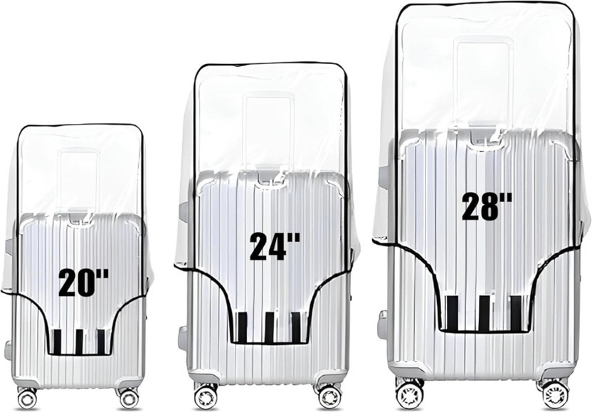 FLYEVER TRP300 TRANSPERENT 300 Luggage Cover(20-24-28, TRANSPERENT)