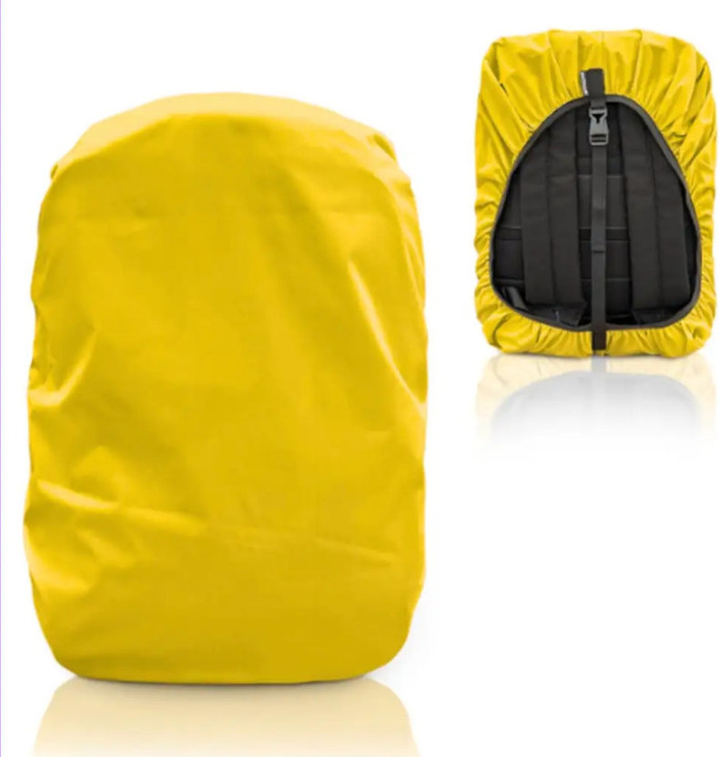 VSS VSS Bag Cover Waterproof PU Coated Rain Cover for Laptop BAG, School BAG, OFFICE BAG , Travel Bag Luggage Cover(30L, Yellow) - Flipkart Deal