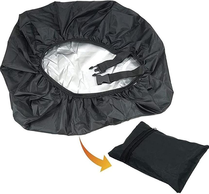 Zanvora 1212 bag cover Luggage Cover(50 cm, Black)